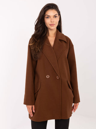 Płaszcz-IT-PL-A9582.86-brązowy