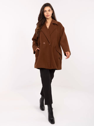 Płaszcz-IT-PL-A9582.86-brązowy