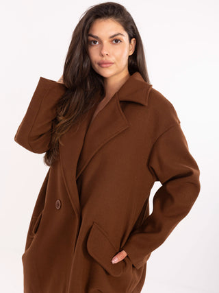 Płaszcz-IT-PL-A9582.86-brązowy