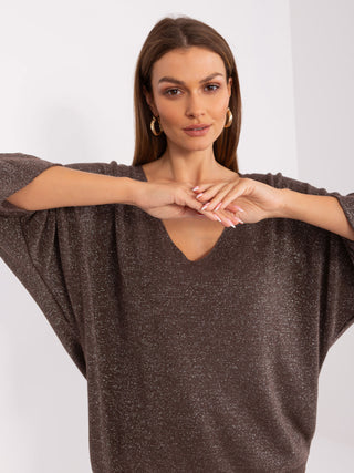 Sweter-GL-SW-DY9517.29-brązowy