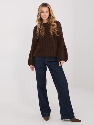 Sweter-MI-SW-1215.51-brązowy
