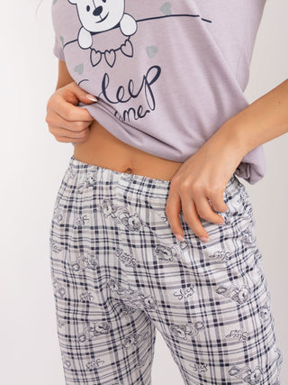 Piżama-SY-PI-1320.39-jasny fioletowy