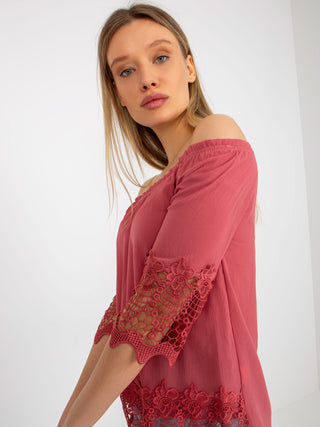 Bluzka-LK-BZ-506188.32X-ciemny różowy