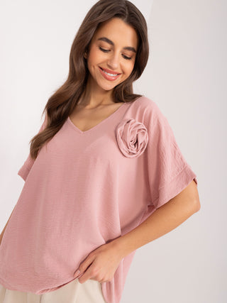 Bluzka-DHJ-BZ-8368.39X-ciemny różowy