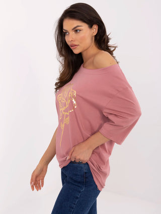 Bluzka-CLM-BZ-1700.88-ciemny różowy