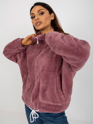 Bluza-RV-BL-8433.16-ciemny różowy