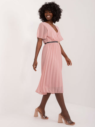 Sukienka-DHJ-SK-13162-1.60-jasny różowy