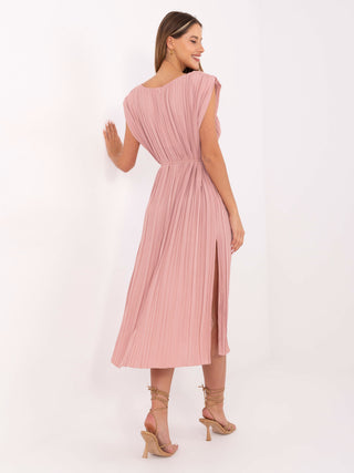 Sukienka-DHJ-SK-21309.96-ciemny różowy