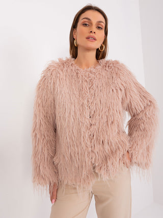 Kurtka-AT-KR-2359.96P-szaro-różowy