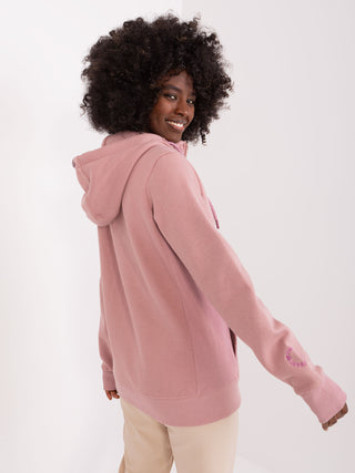 Bluza-D10606BA02711A2-ciemny różowy