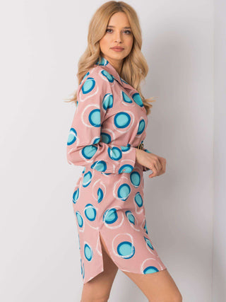 Sukienka-DHJ-SK-12765.11-jasny różowy