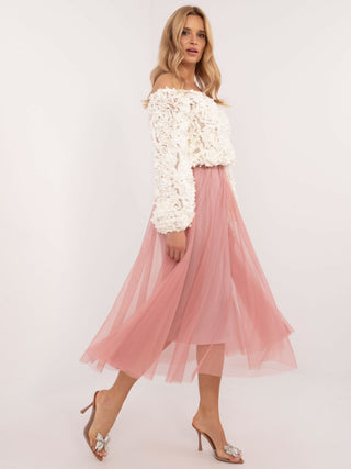 Spódnica-DHJ-SD-19568.13X-ciemny różowy