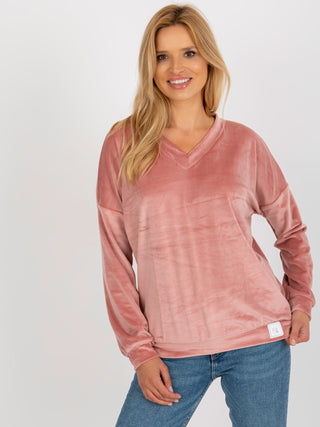 Bluza-RV-BL-8441.07P-ciemny różowy