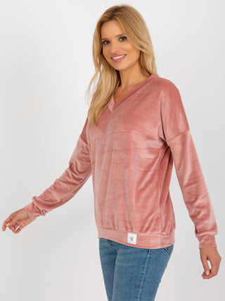 Bluza-RV-BL-8441.07P-ciemny różowy