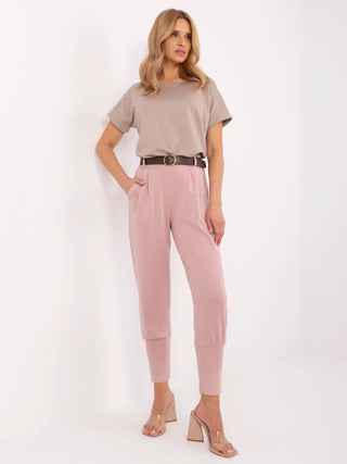 Spodnie-DHJ-SP-20316.16-ciemny różowy