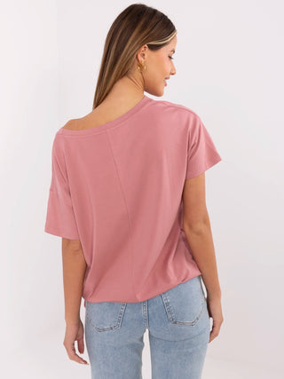 T-shirt-CLM-TS-1017.03-ciemny różowy