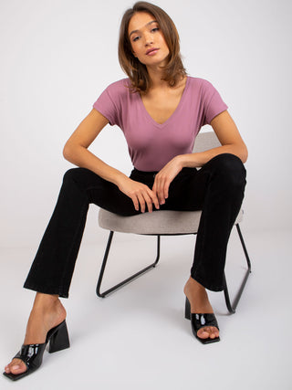 T-shirt-RV-TS-4832.19P-ciemny różowy