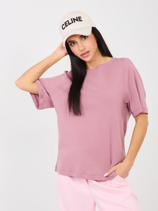 T-shirt-RV-TS-A1090.30-ciemny różowy