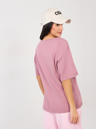 T-shirt-RV-TS-A1090.30-ciemny różowy