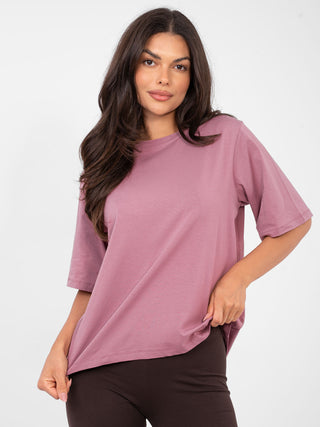 T-shirt-RV-TS-A1089.87-ciemny różowy