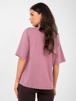 T-shirt-RV-TS-A1089.87-ciemny różowy
