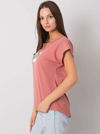 T-shirt-FA-TS-7137.29P-ciemny różowy