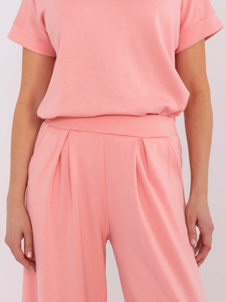 Spodnie dresowe-RV-DR-A613.69-brzoskwiniowy