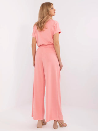 Spodnie dresowe-RV-DR-A613.69-brzoskwiniowy