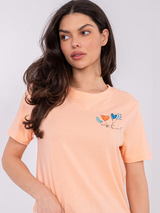 T-shirt-D12022M02844A-brzoskwiniowy