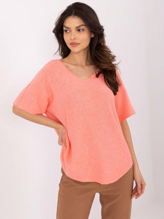 Sweter-MO-SW-0702.36-brzoskwiniowy