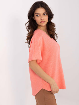 Sweter-MO-SW-0702.36-brzoskwiniowy