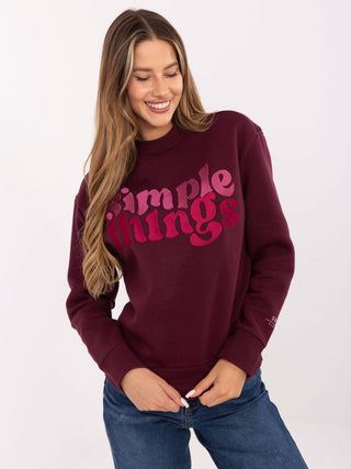 Bluza-D10608BC02801A4NO-bordowy