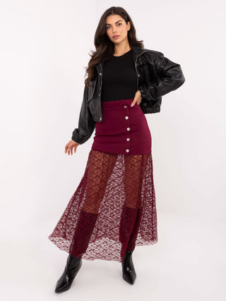 Spódnica-MI-SD-3292.09P-bordowy