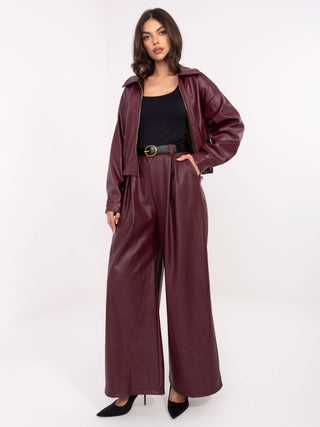 Spodnie-IT-SP-FL8569.85-bordowy