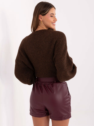 Szorty-IT-SN-FL8701.97-bordowy