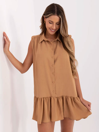 Sukienka-341-SK-5183.09-camelowy