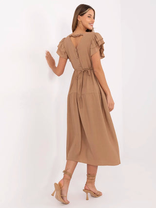 Sukienka-MI-SK-A2489.21-camelowy