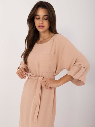 Sukienka-LK-SK-509694.61-camelowy