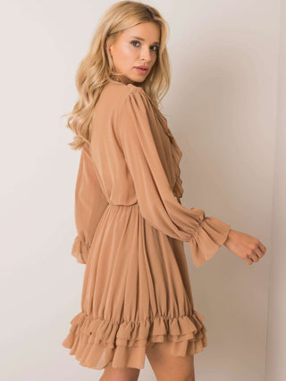 Sukienka-TW-SK-BI-0761.92-camelowy