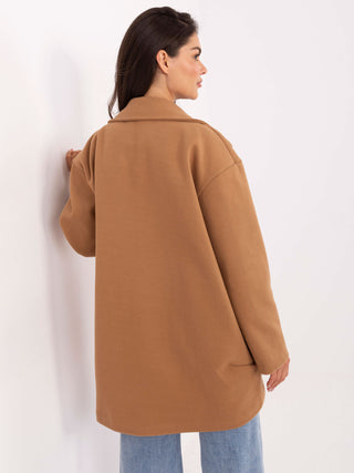 Płaszcz-IT-PL-A9582.86-camelowy
