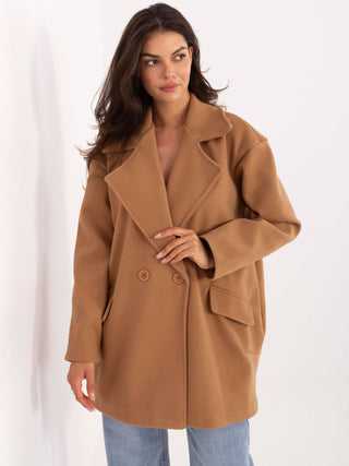 Płaszcz-IT-PL-A9582.86-camelowy