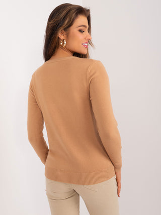 Sweter-PM-SW-B137.33X-camelowy