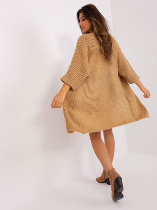 Kardigan-DHJ-SW-6611.12P-camelowy