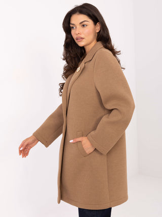 Płaszcz-IT-PL-FL8153.60-camelowy