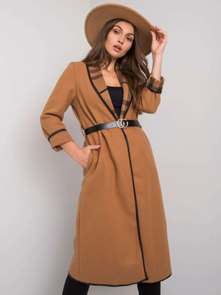 Płaszcz-DHJ-PL-A5753.38X-camelowy