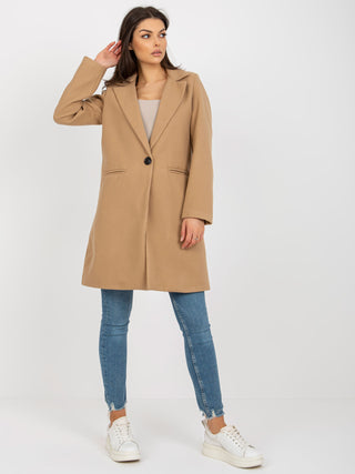 Płaszcz-TW-PL-BI-23314.00P-camelowy