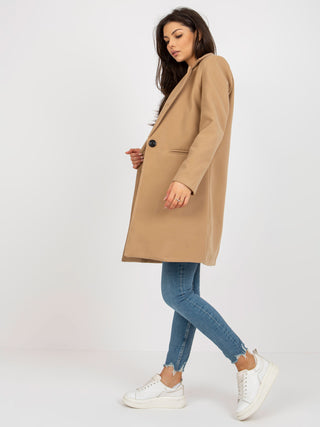 Płaszcz-TW-PL-BI-23314.00P-camelowy