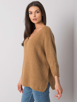 Sweter-TW-SW-BI-J1001.06-camelowy