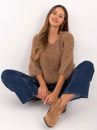 Sweter-IT-SW-7703.70-camelowy