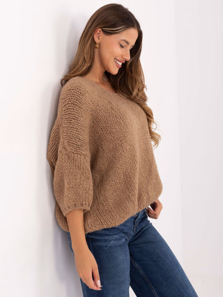 Sweter-IT-SW-7703.70-camelowy